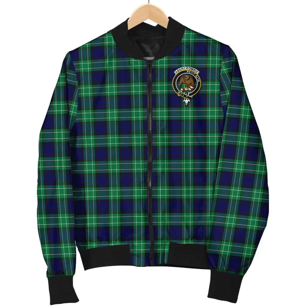 Abercrombie Tartan Bomber Jacket with Family Crest
