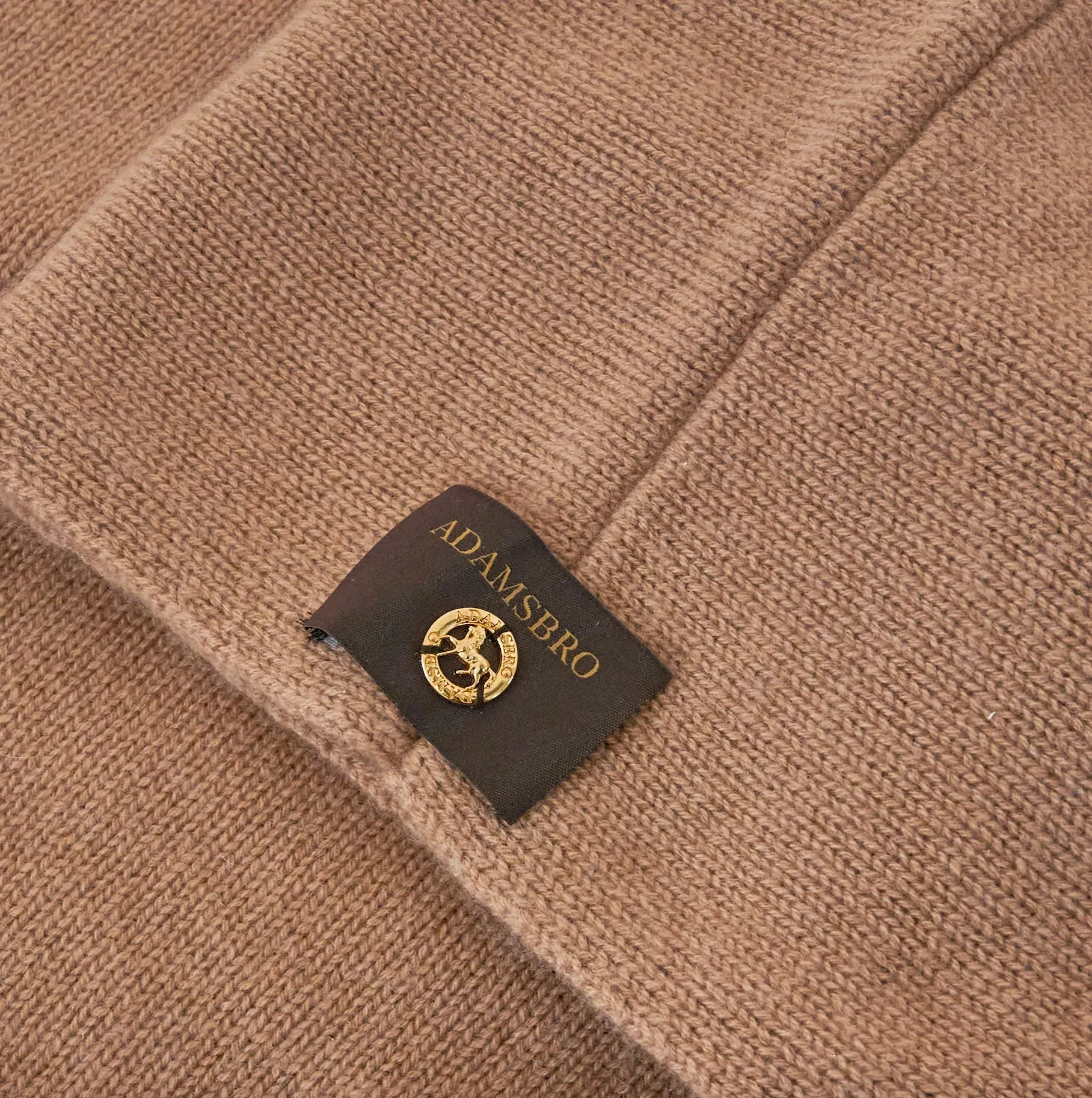 ADAMSBRO SOLID CASHMERE PONCHO CAMEL