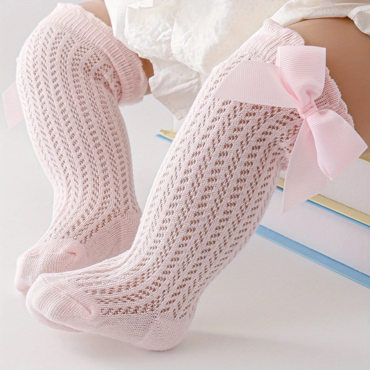Adorable Lace Over the Knee Socks for Baby Girls