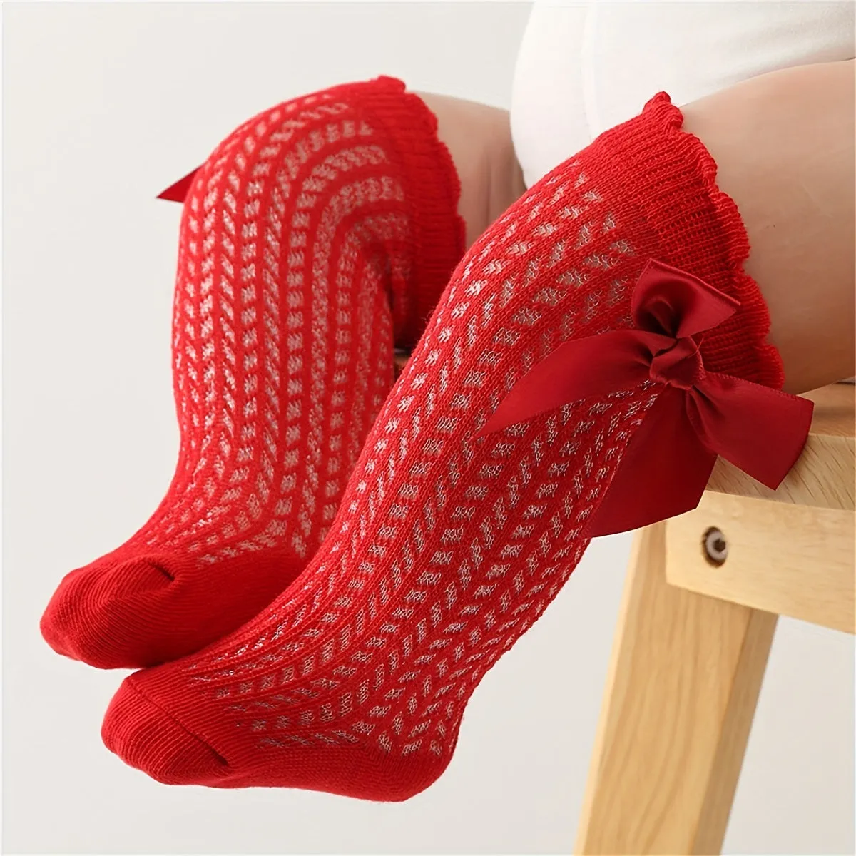 Adorable Lace Over the Knee Socks for Baby Girls