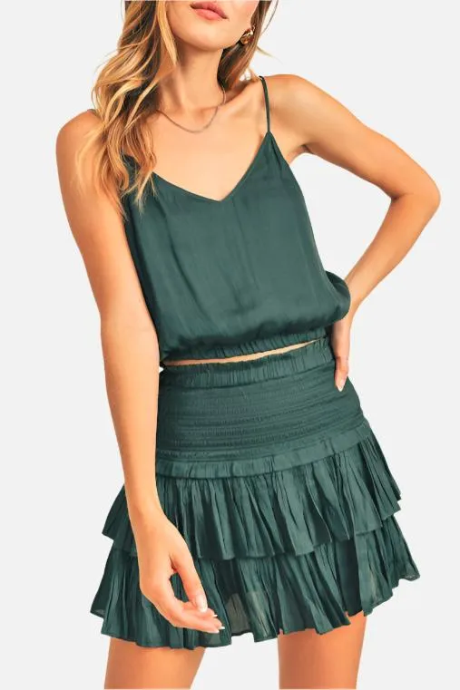 Amore Silky Skirt Set