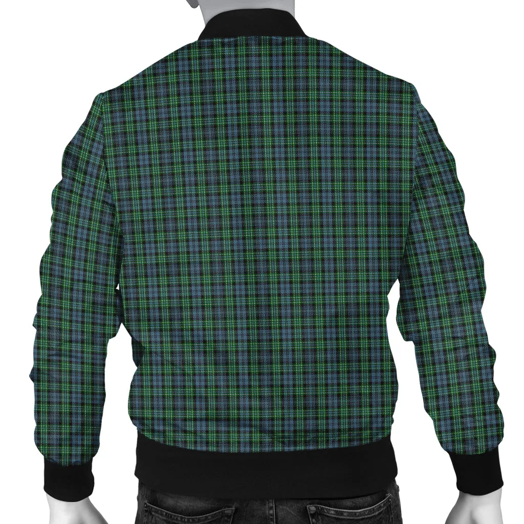 Arbuthnot Tartan Bomber Jacket with Family Crest