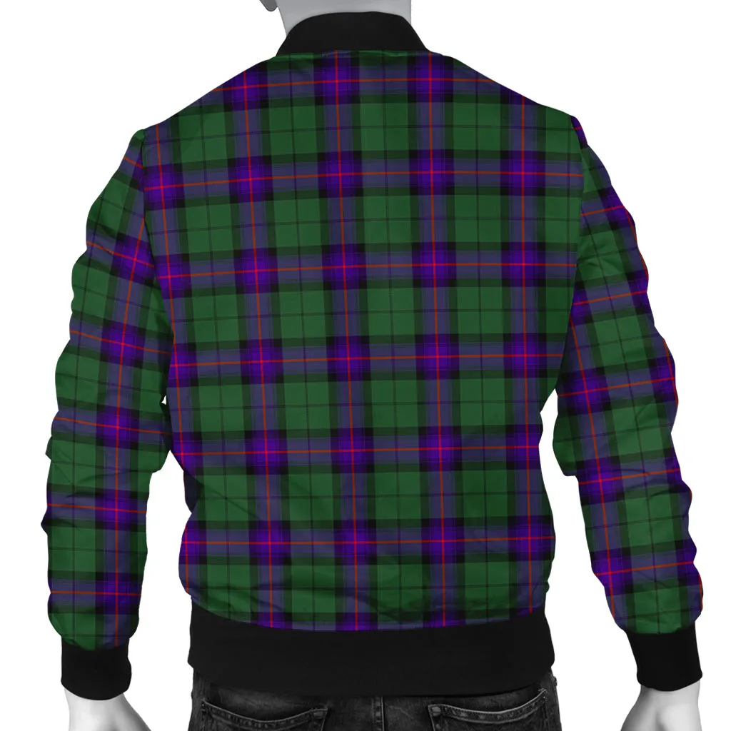 Armstrong Modern Tartan Bomber Jacket with Family Crest