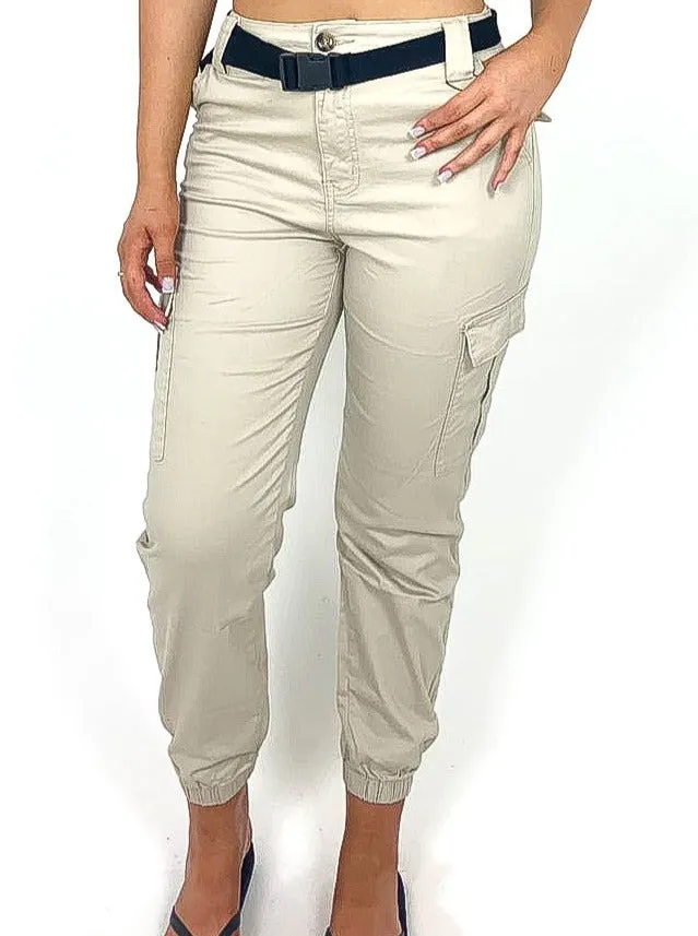 Belted Cargo Pants