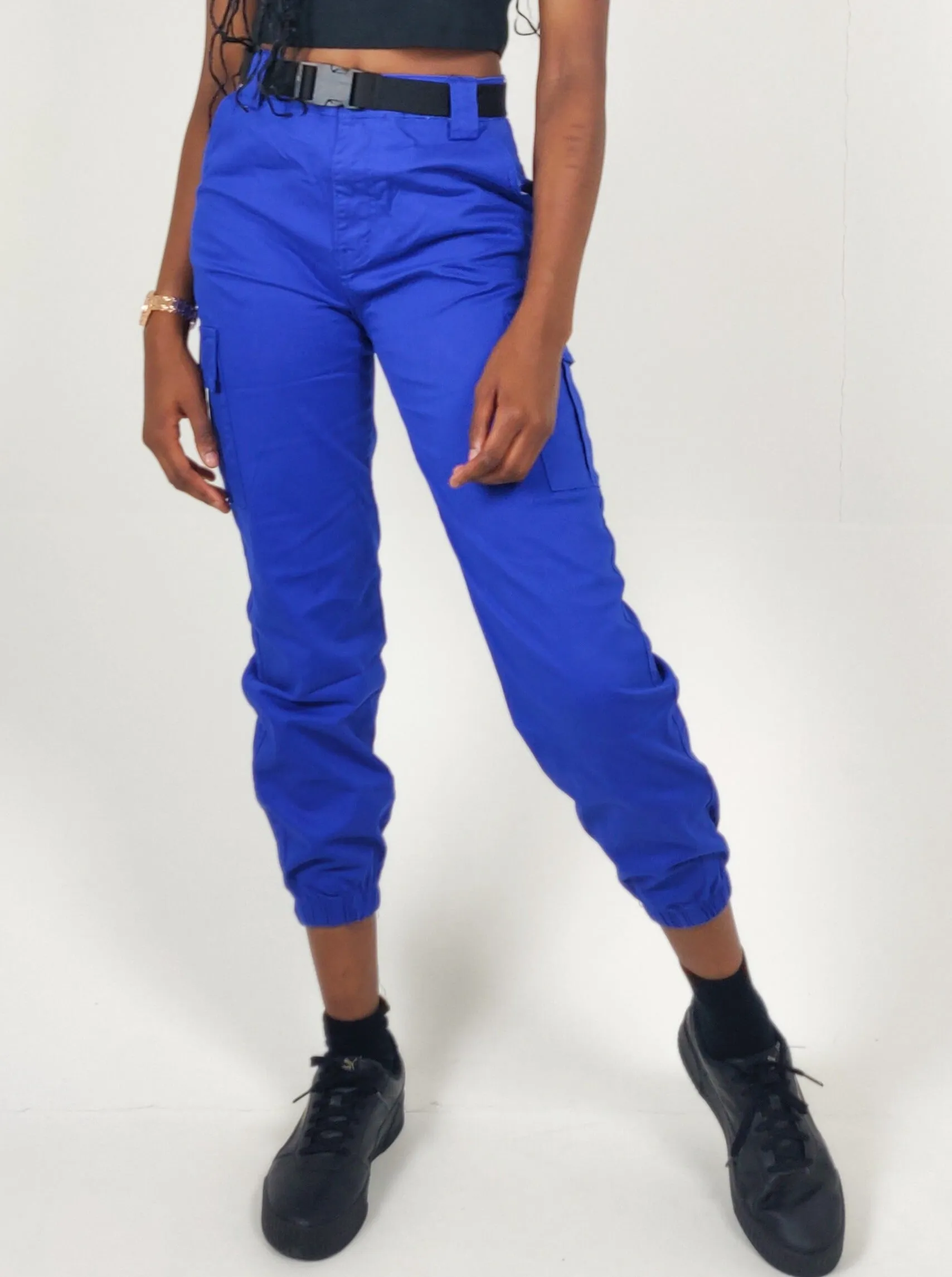 Belted Cargo Pants