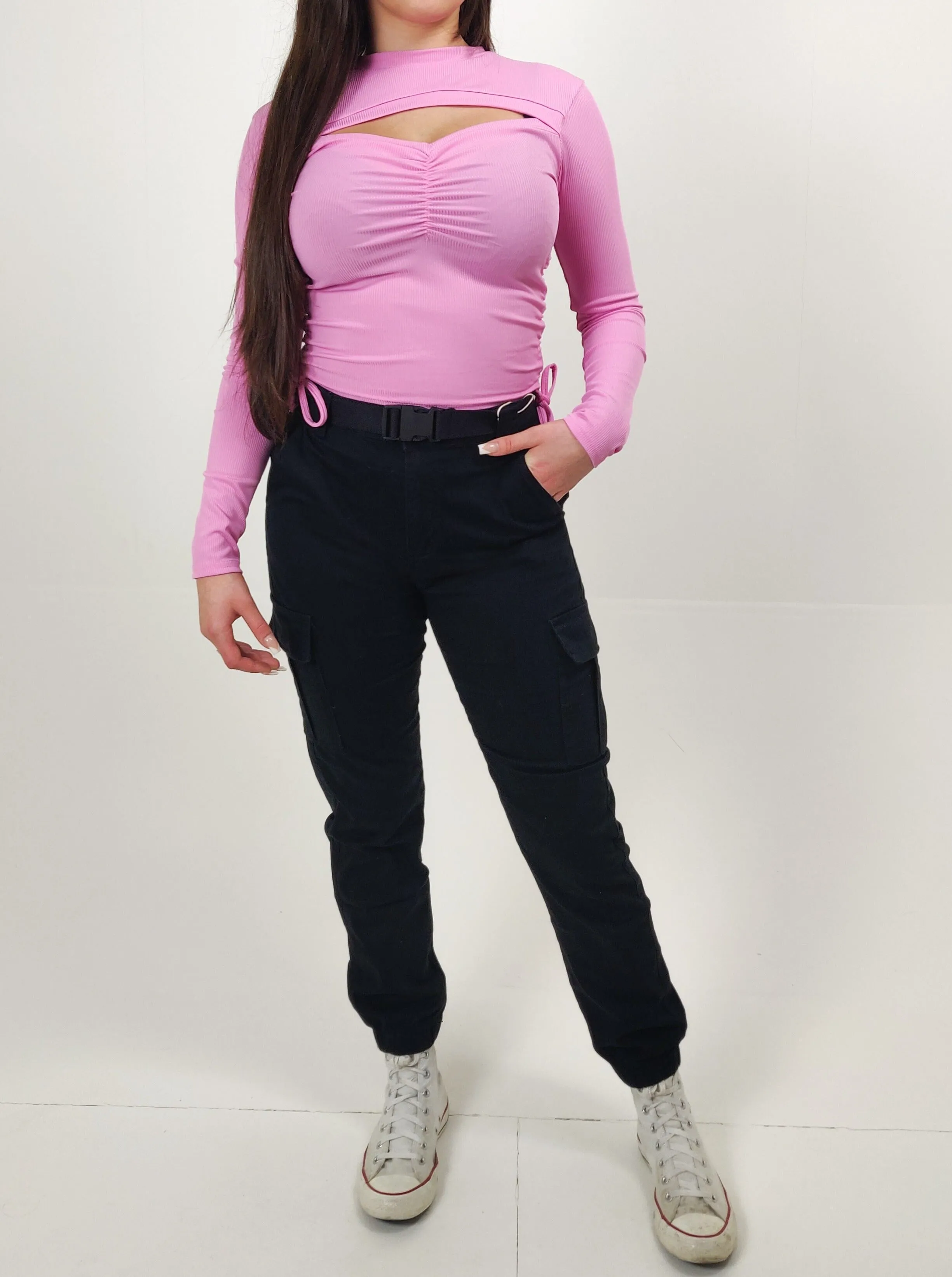 Belted Cargo Pants