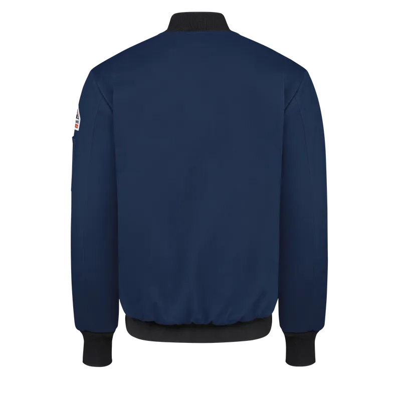 Bulwark, Men's Midweight Excel FR Team Jacket, JET2, FR 9oz, Cat4, Navy
