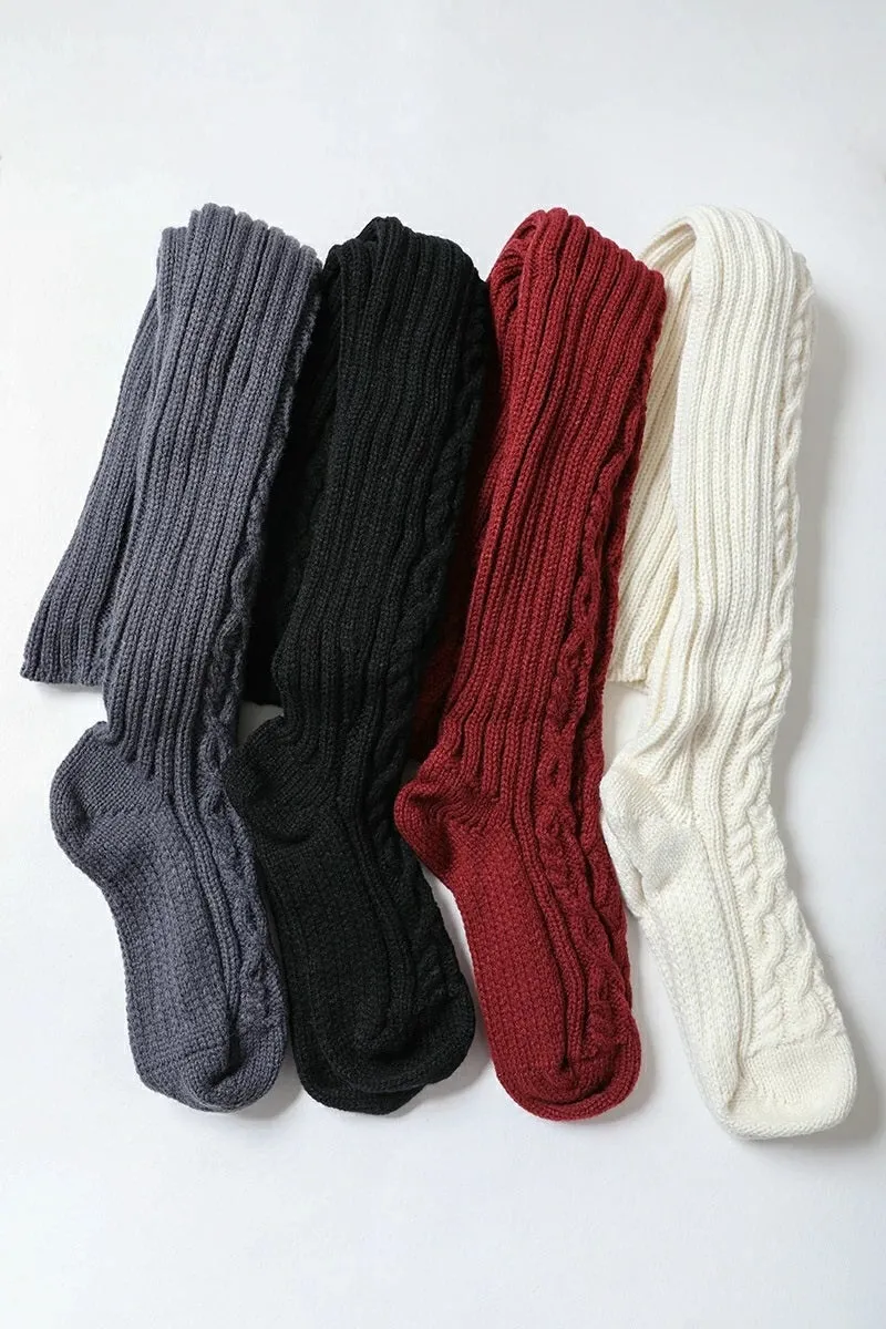 Cable Knit Leg Warmers