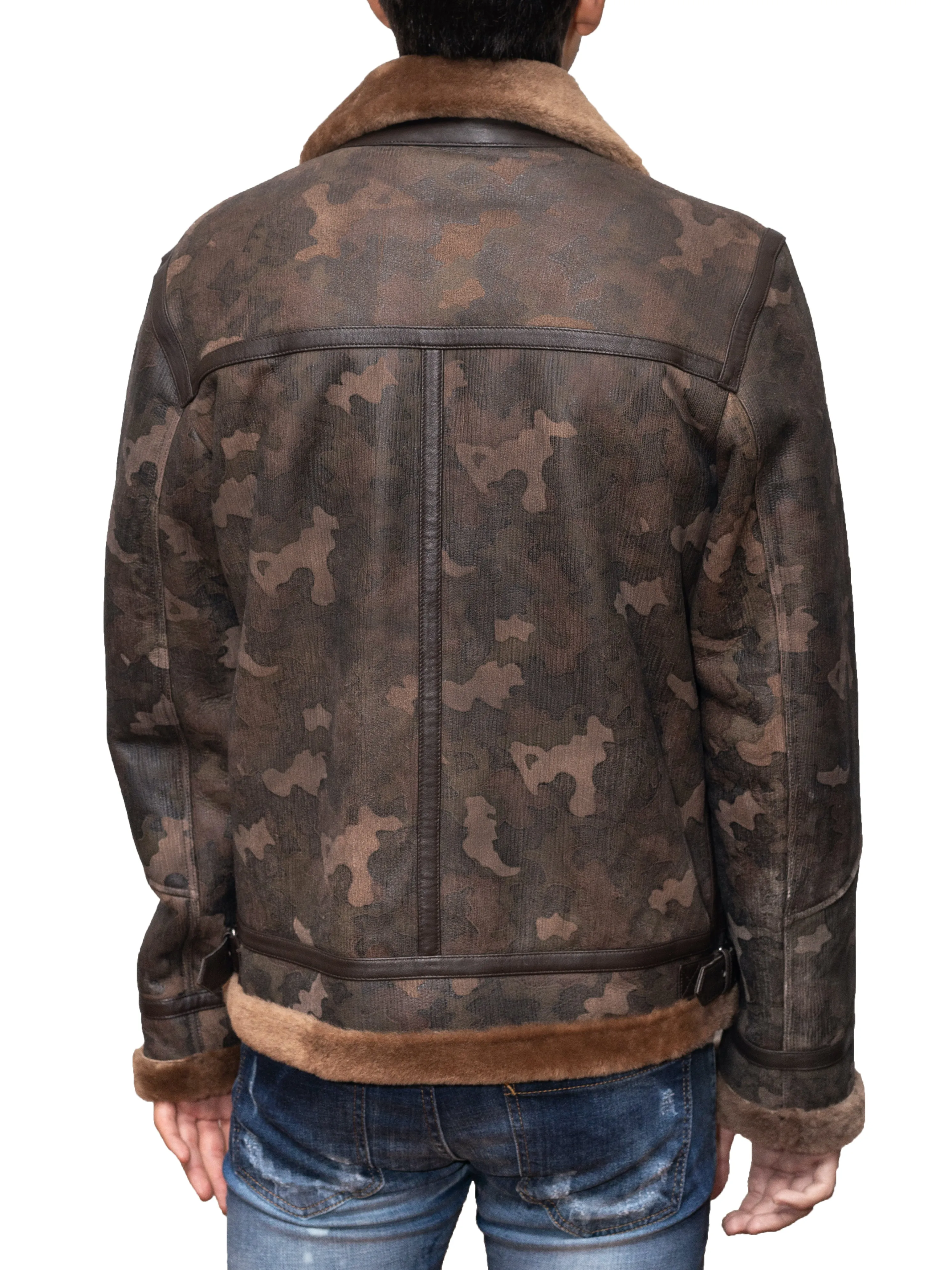 Camo Shearling Jacket