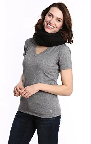 Chunky Cable Knit Infinity Scarf by Tough Headwear - Stay Warm & Stylish Year Round - Circle Loop Scarves for Women & Men