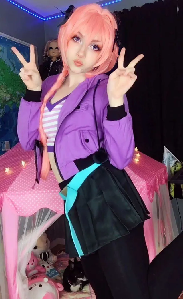 DAZCOS Women's US Size Astolfo Cosplay Costume Outfit FGO Rider