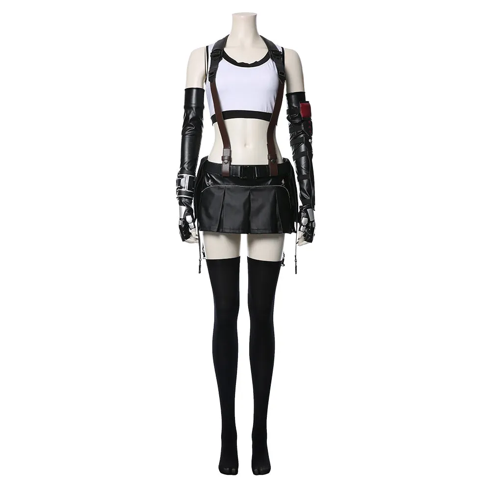 FF VII FF7 Remake Tifa Lockhart Cosplay Costume Full Set Costume Outfits