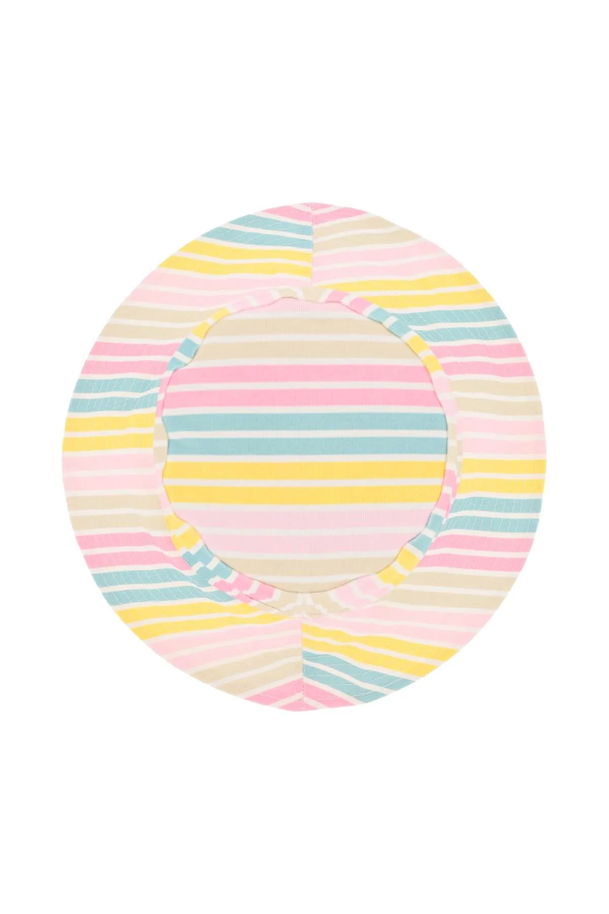 Ganni stripe bucket hat