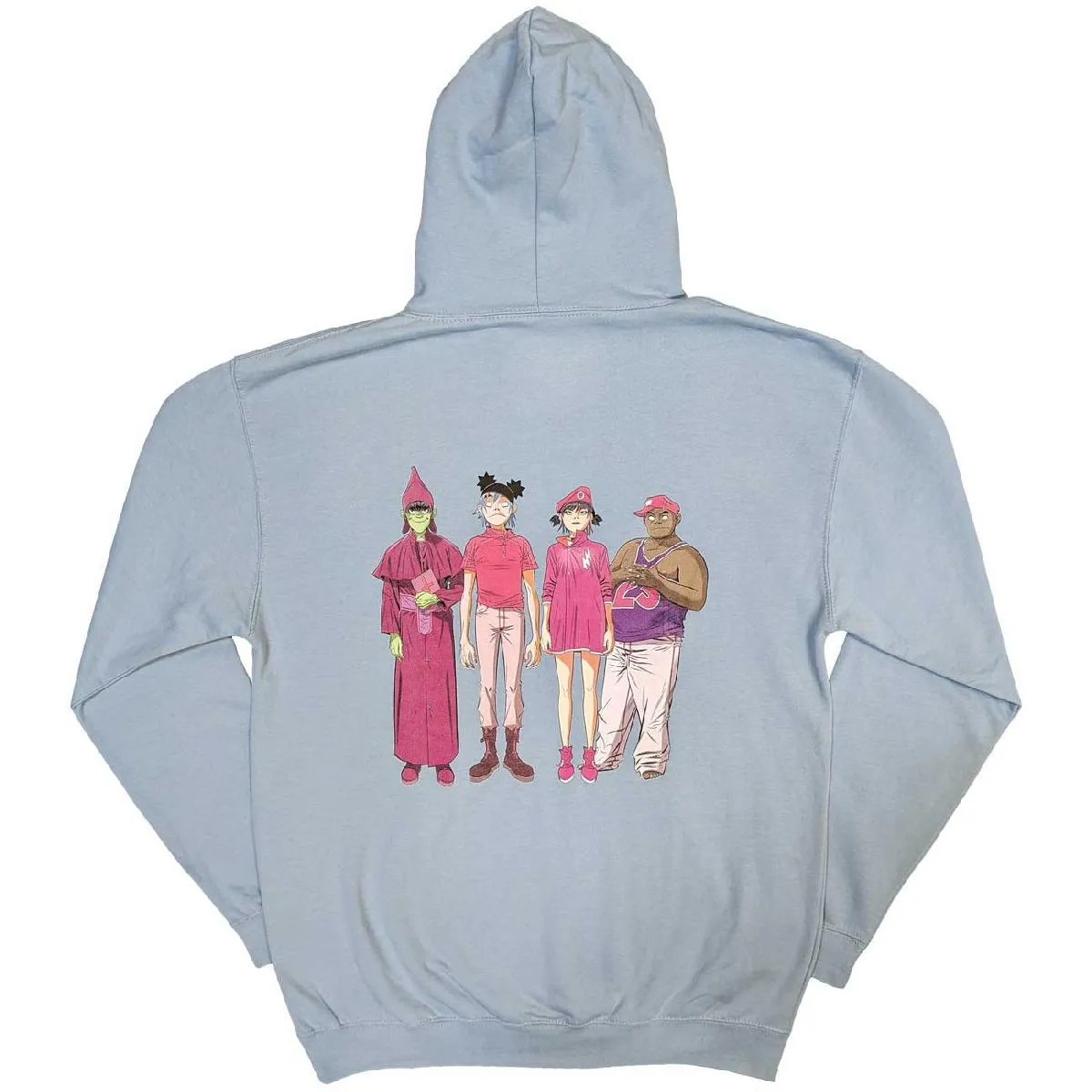 Gorillaz Unisex Pullover Hoodie: Cracker Island (Back Print)