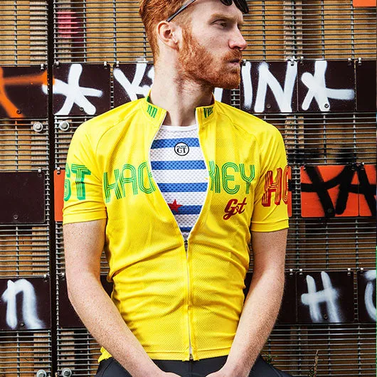 Hackney GT Yello Velo short sleeve jersey