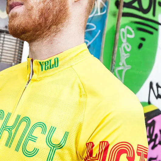 Hackney GT Yello Velo short sleeve jersey