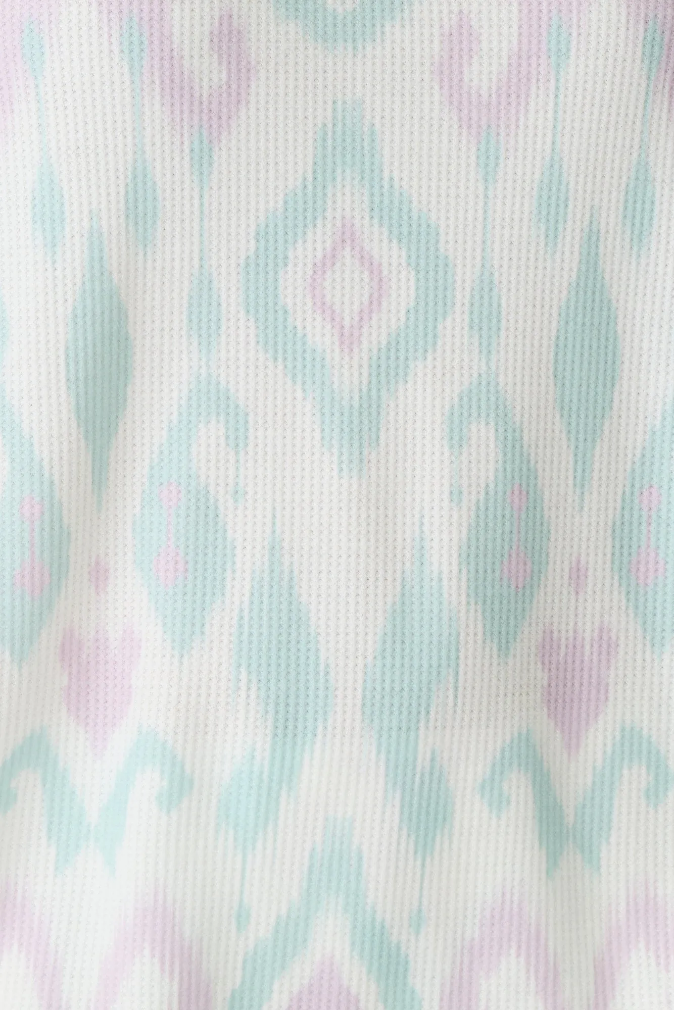 Ikat Watercolor Tank Top - Seafoam