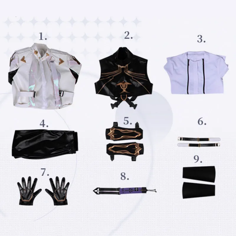 Love and Deep Space Xavier Lightseeker Dawn's Traveler Cosplay Costume
