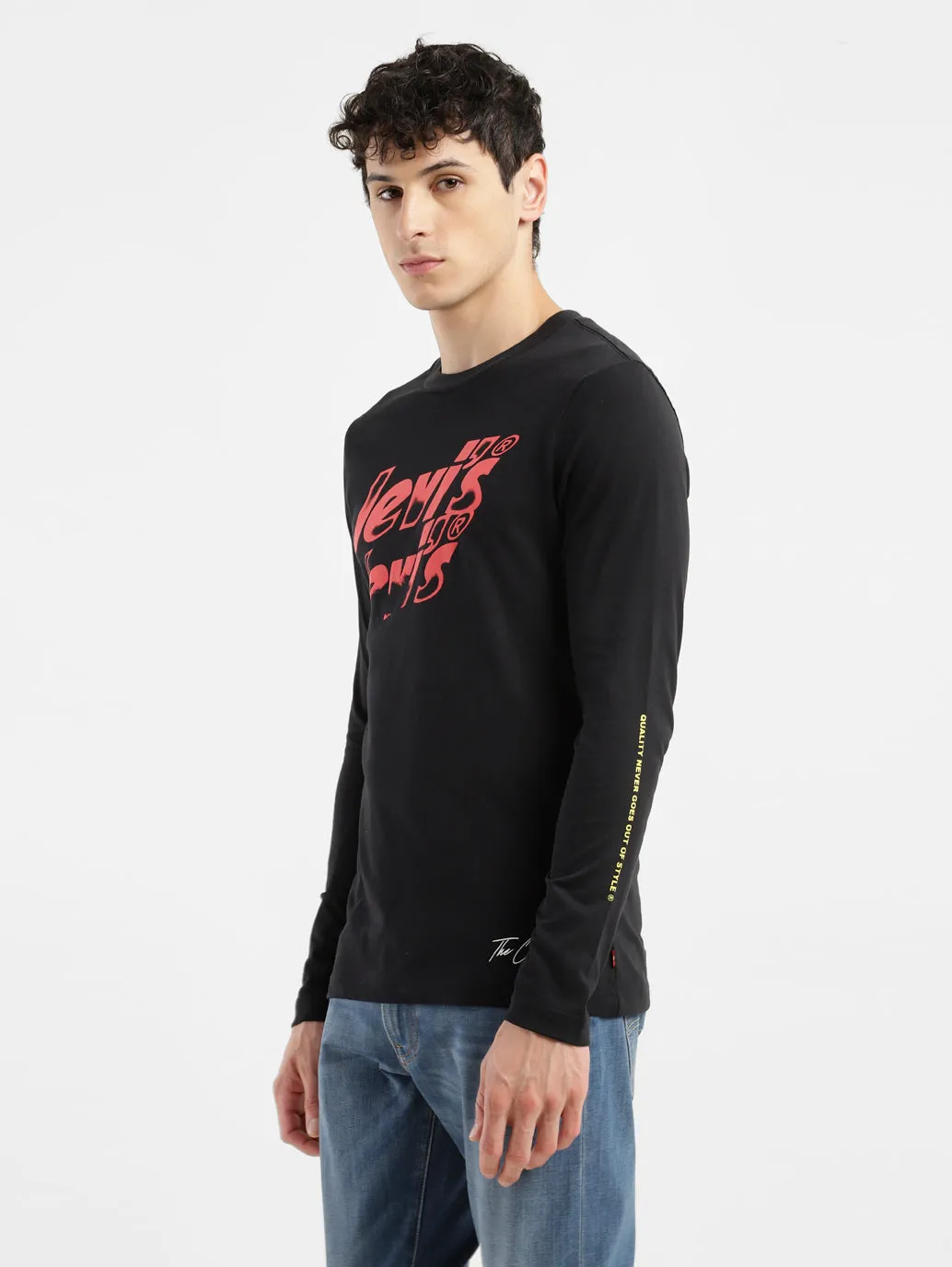 Men's Solid Round Neck T-shirt