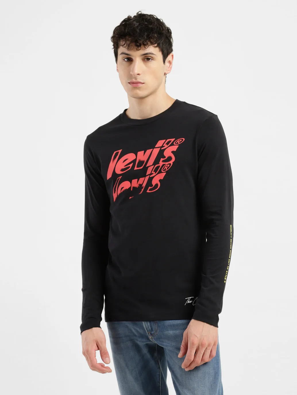 Men's Solid Round Neck T-shirt