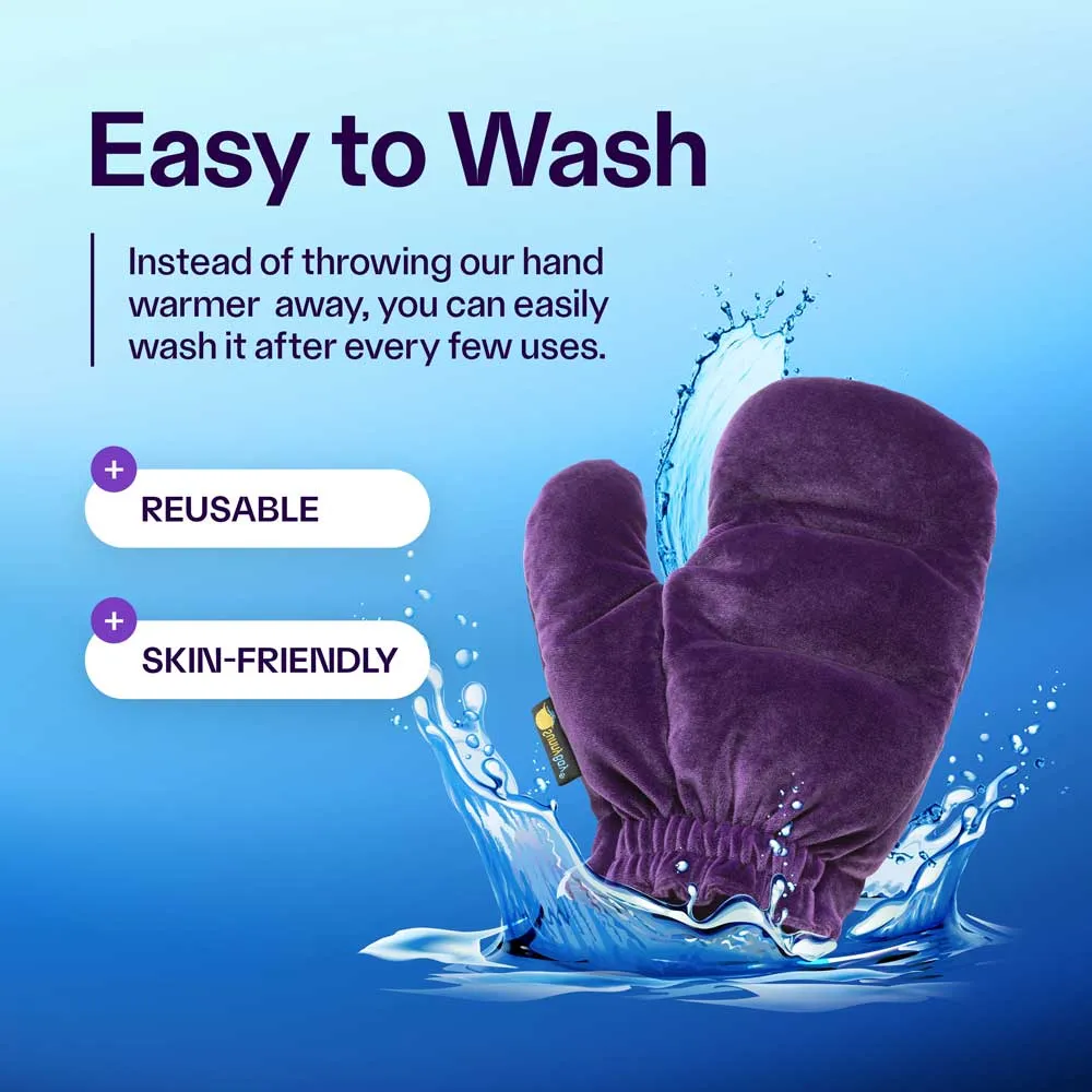 Microwavable Hand Warmers - Purple  Gloves