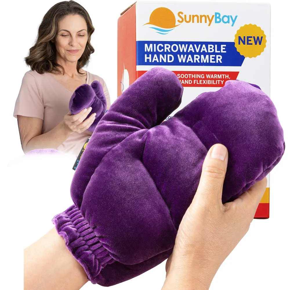 Microwavable Hand Warmers - Purple  Gloves