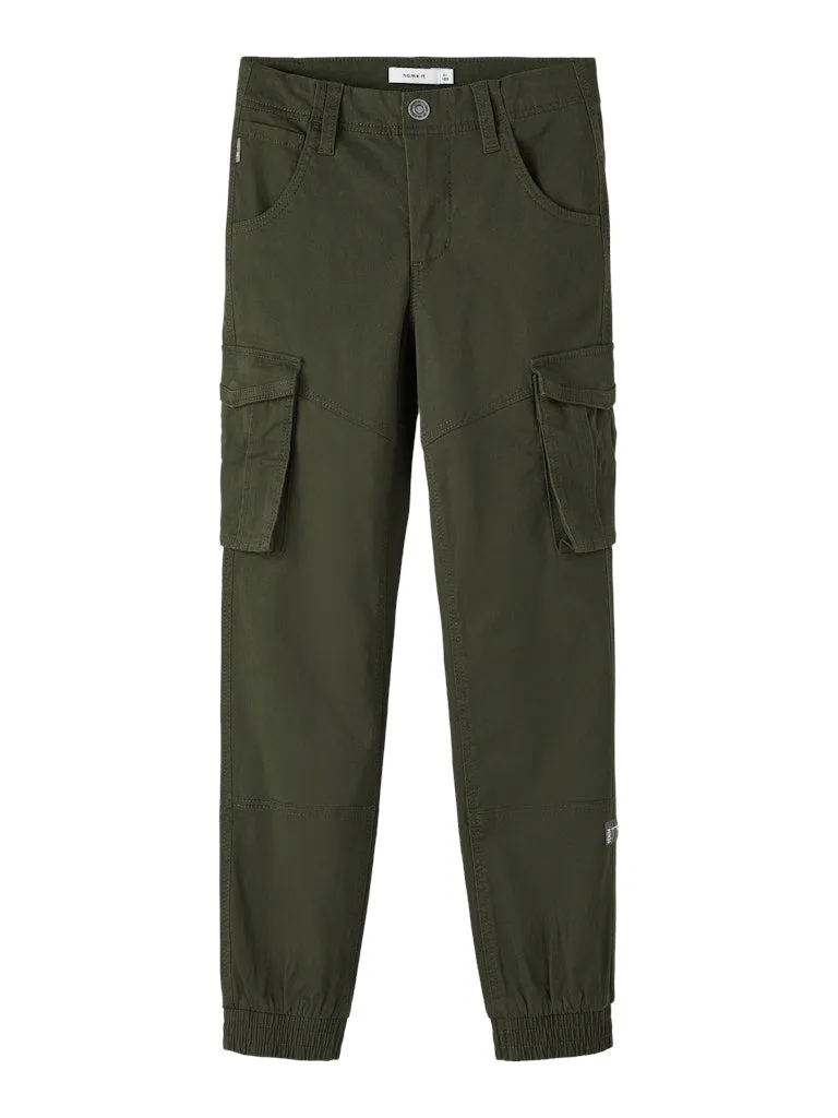 Name It Boys Dark Green Cargo Pants