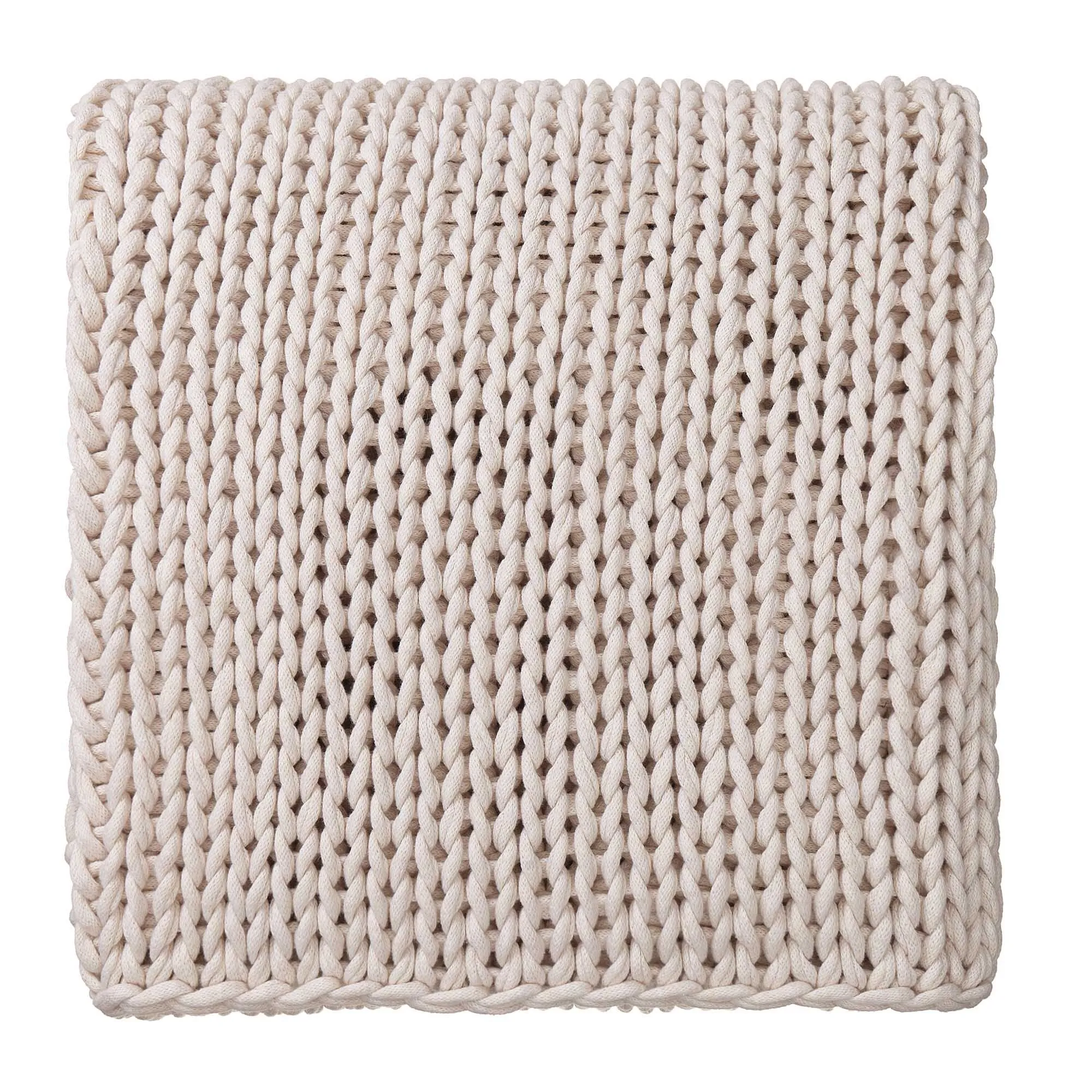Neiva Cotton Blanket [Off-White melange]