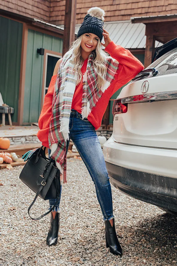 New Seasons Plaid Blanket Scarf