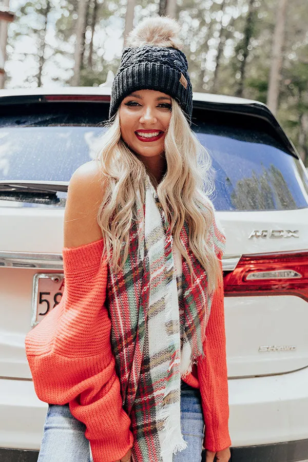 New Seasons Plaid Blanket Scarf
