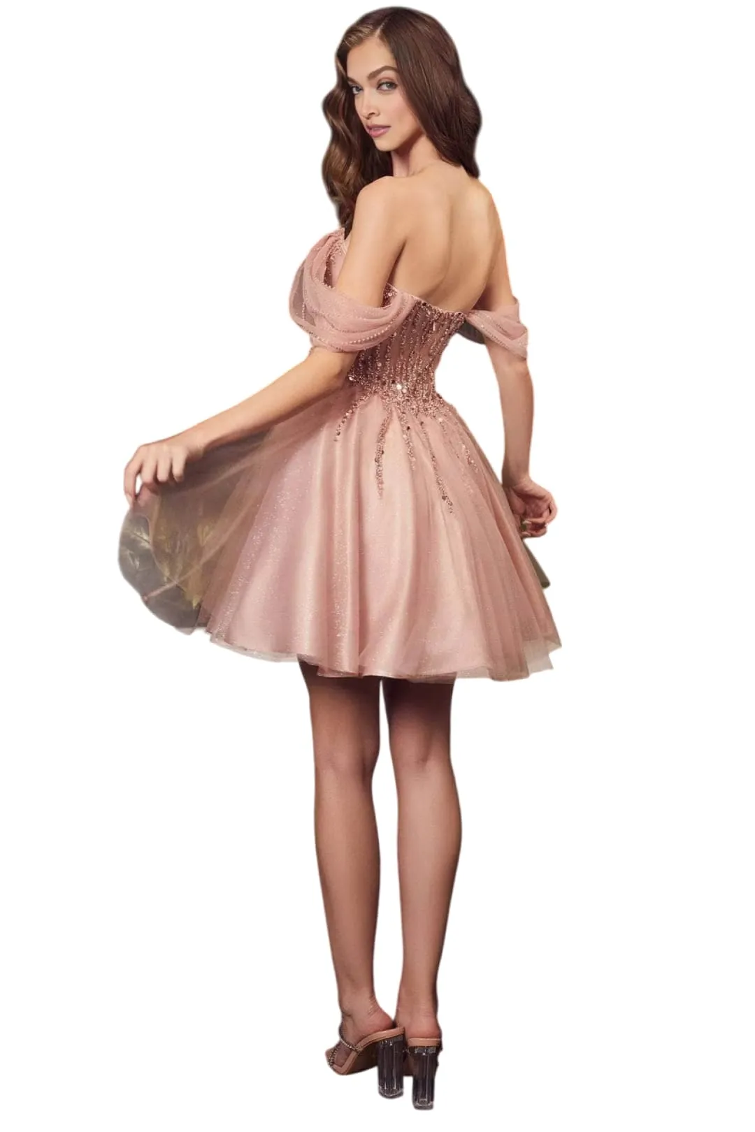 Off-Shoulder Corset Gown 2025 Elegant Evening Dress