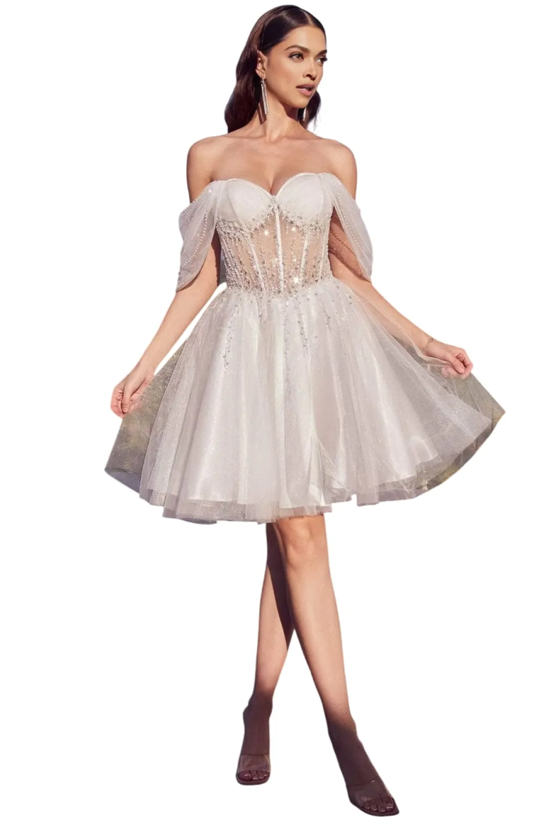 Off-Shoulder Corset Gown 2025 Elegant Evening Dress