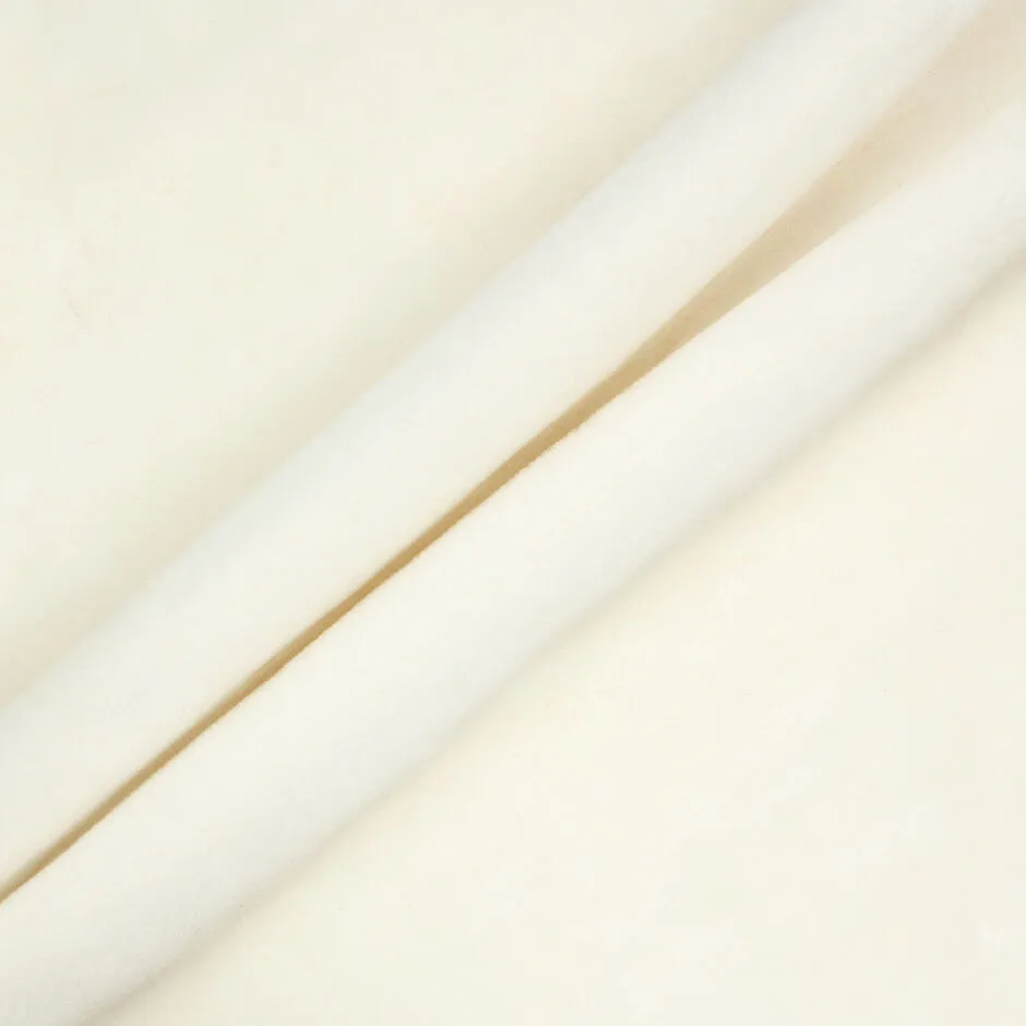 Off-White Plain Faux Fur
