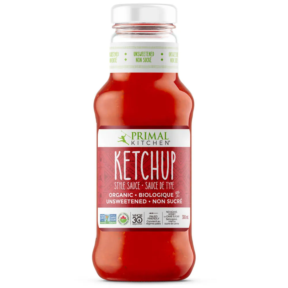 Primal Kitchen Organic Unsweetened Ketchup (300ml)