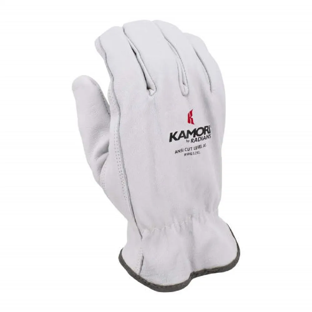 Radians RWG52 KAMORI Cut Protection Level A5 Goatskin Work Glove, 1 Pair
