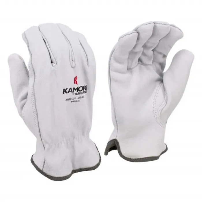 Radians RWG52 KAMORI Cut Protection Level A5 Goatskin Work Glove, 1 Pair