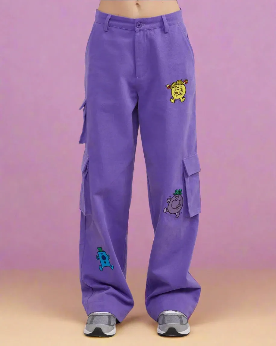 Samii Ryan Mr Men Patchwork Cargo Pants