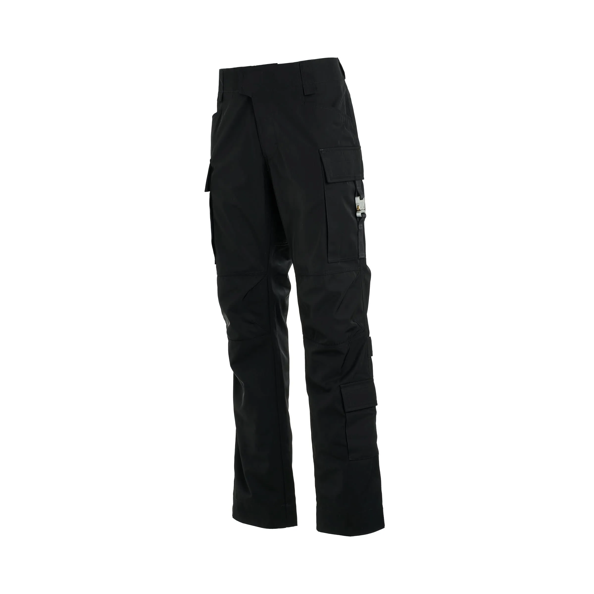 Tactical Pant With Buckle in Black