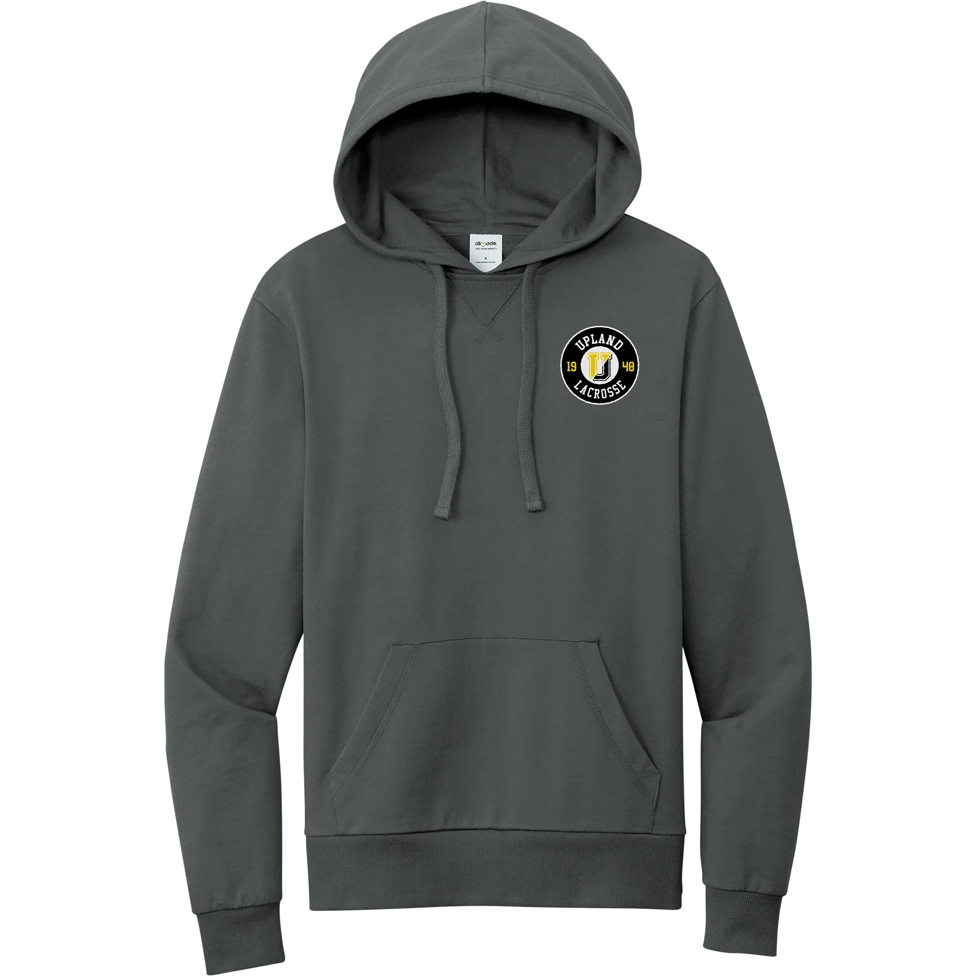 Upland Lacrosse New Unisex Organic French Terry Pullover Hoodie