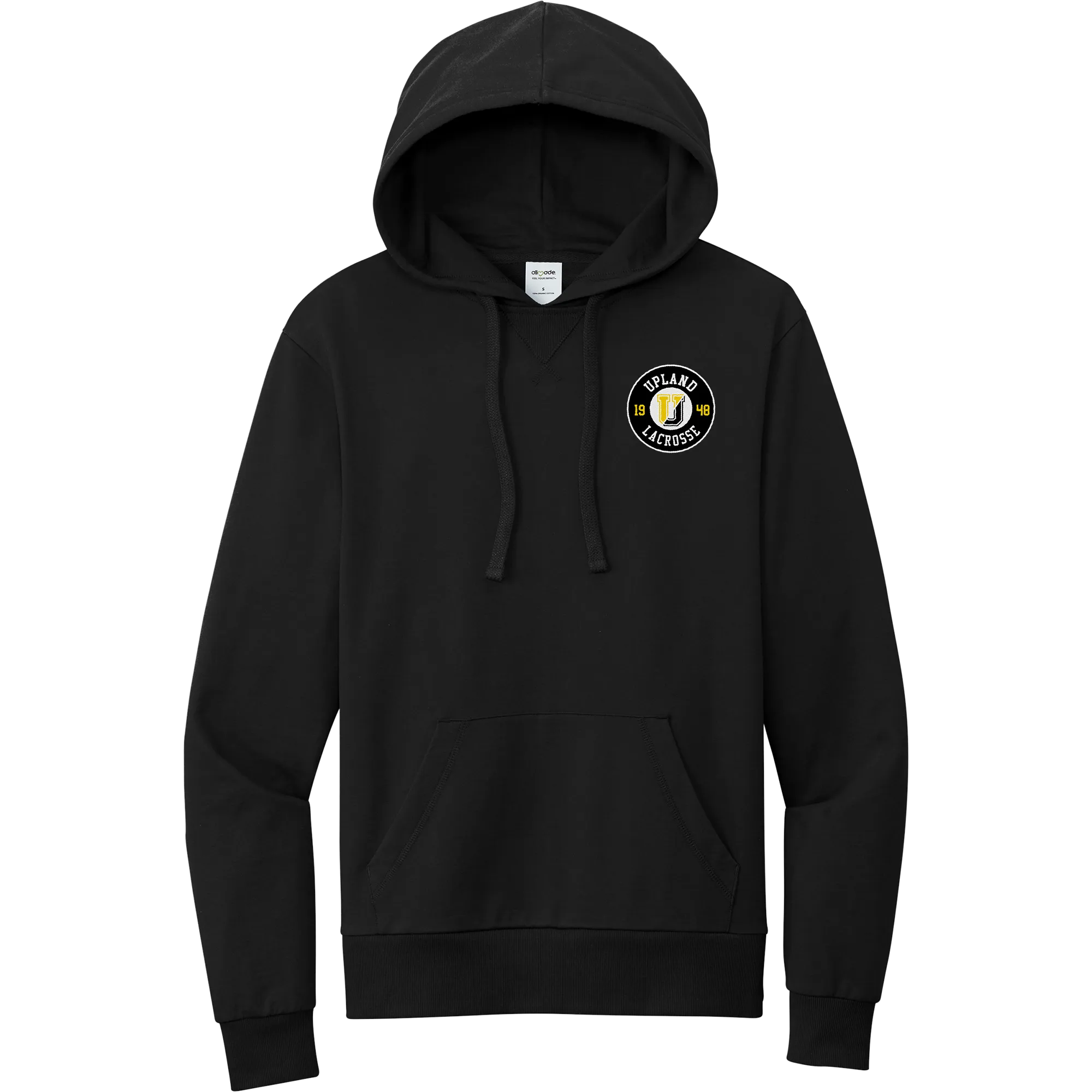 Upland Lacrosse New Unisex Organic French Terry Pullover Hoodie
