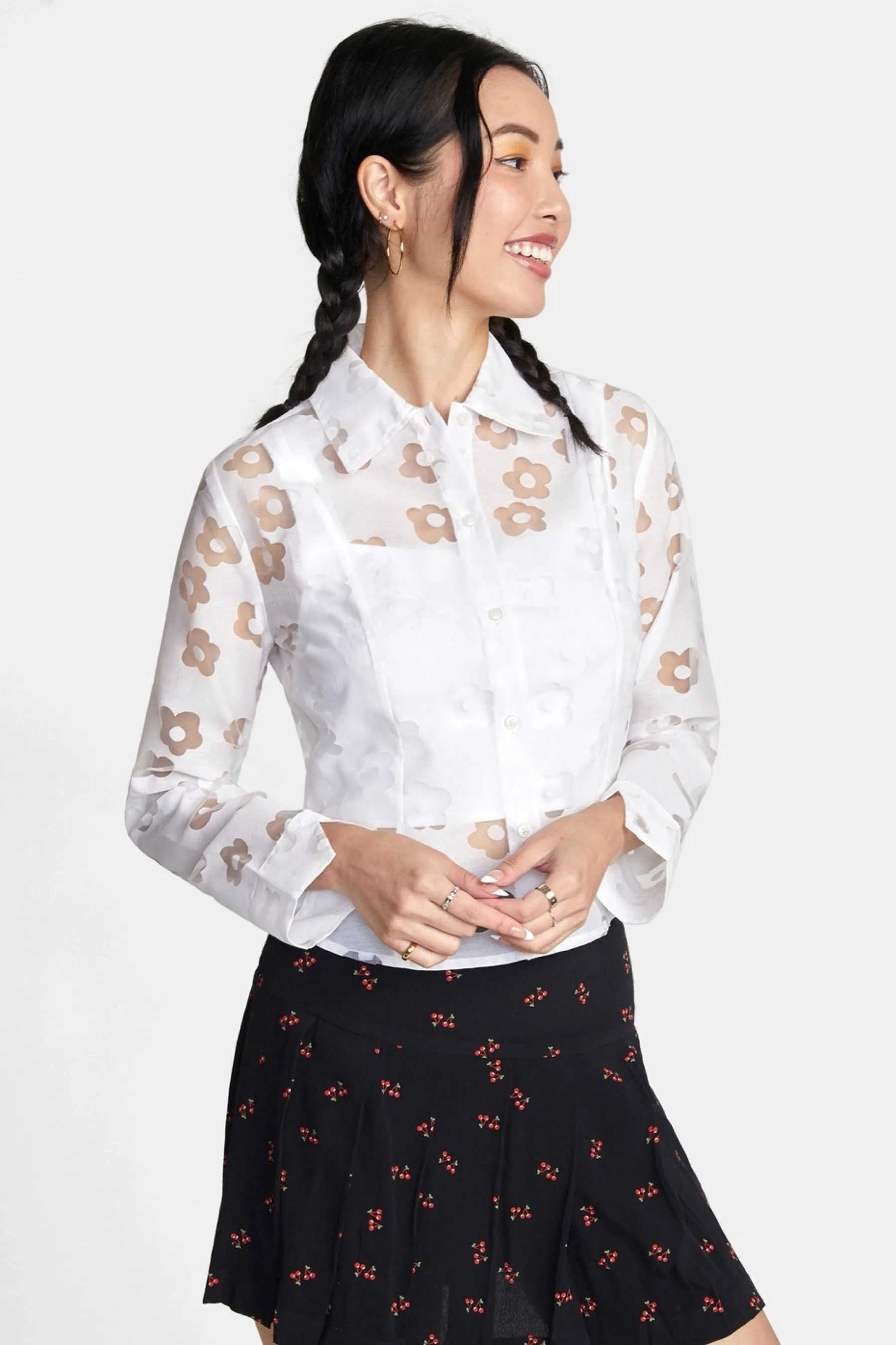 White Jagger Top