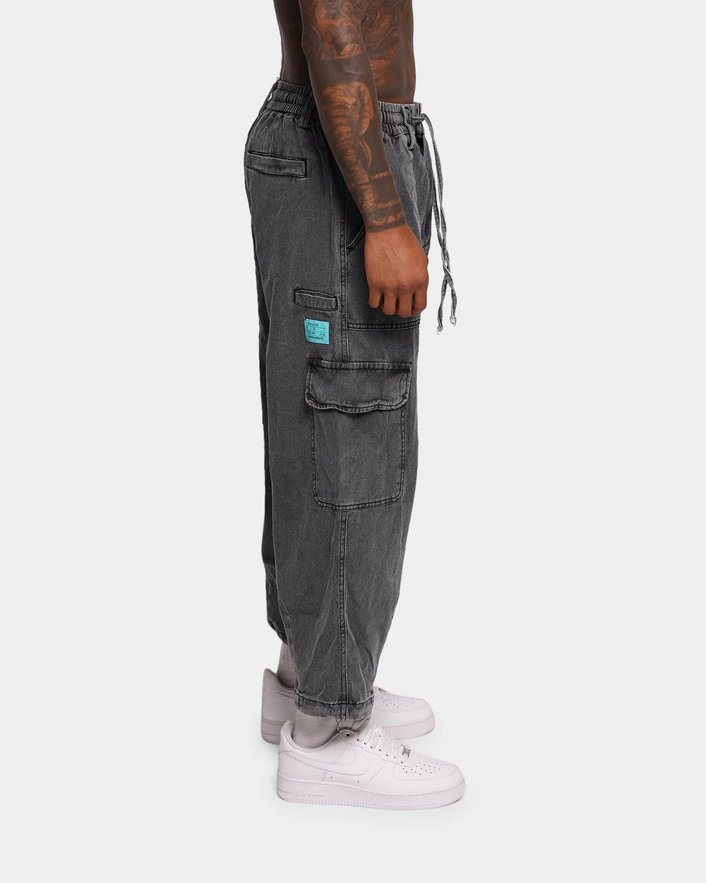 XXIII Judson Cargo Pants Washed Black